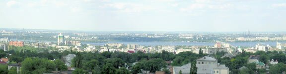 Панорама города из окон дома по ул. Благоева